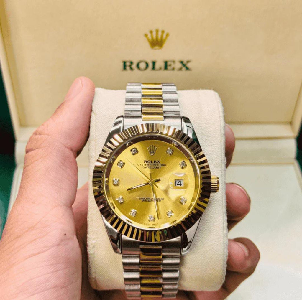 Rolex Watch – Two-Tone gold Dial