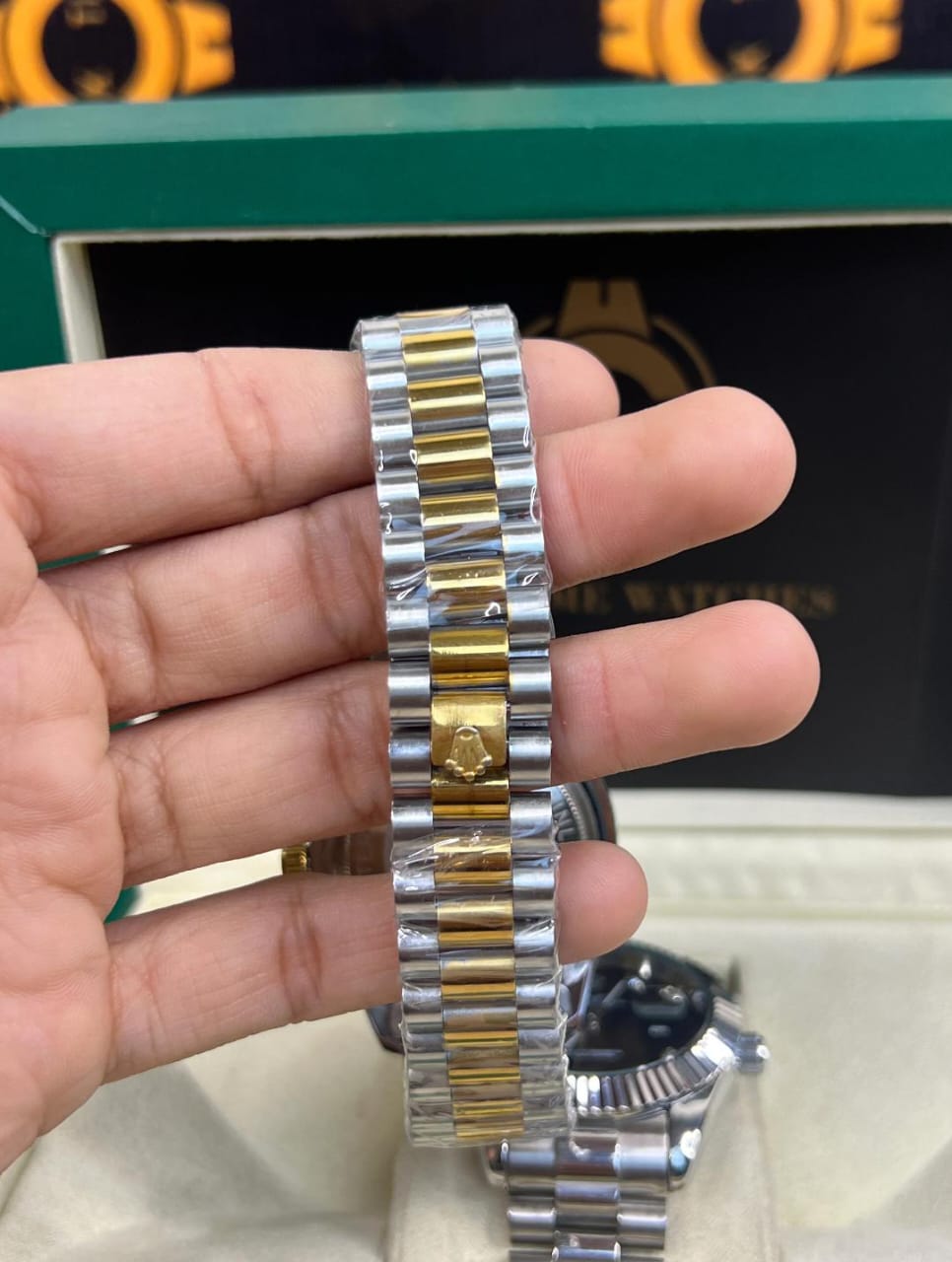 Rolex Watch – Two-Tone gold Dial